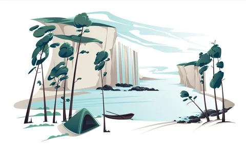 Landscape 5 Stockillustratie
