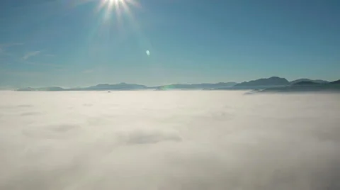 Landscape above clouds Stock-Footage 44979628