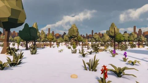 Landscape abstract with ethics and anxious for social 3d render 스톡 일러스트