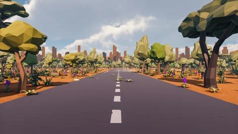 Landscape abstract with ethics and anxious for social 3d render 스톡 일러스트