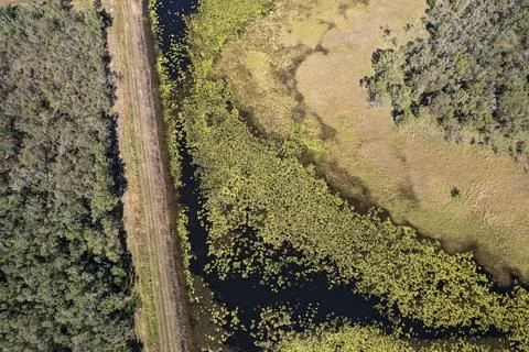 Landscape Aerial Pattern Foto stock