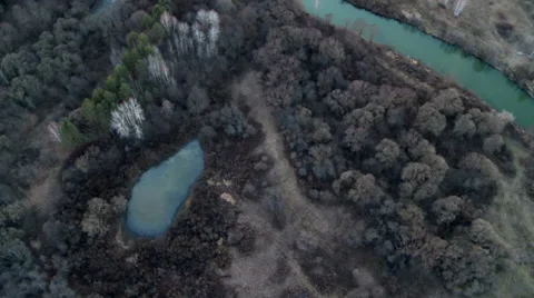 Landscape aerial shot. Stock Footage 66862553