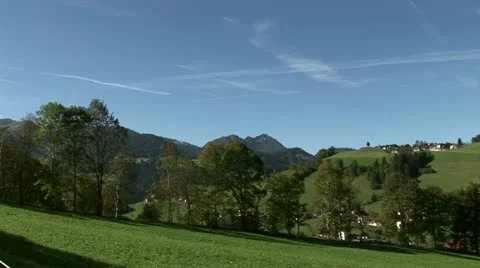 Landscape in Alps, Austria Stock Footage 10832698