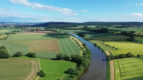Landscape and panorama  view of drone Stock Footage 197756087