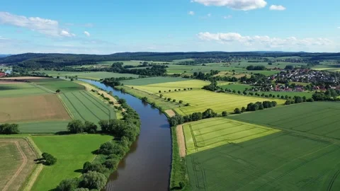 Landscape and panorama  view of drone Stock Footage 197757540