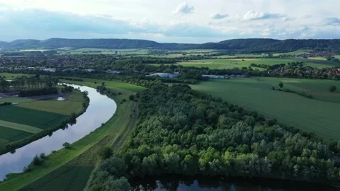 Landscape and panorama  view of drone Stockbeeldmateriaal 197759832