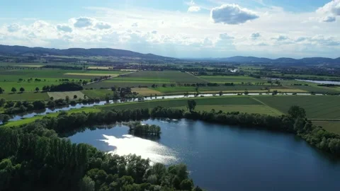 Landscape and panorama  view of drone Видео 197760687