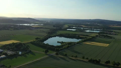 Landscape and panorama  view of drone Stockbeeldmateriaal 197769479