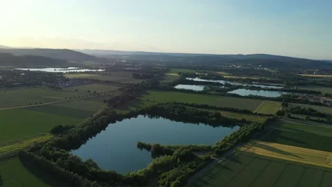 Landscape and panorama  view of drone Stockbeeldmateriaal 197769532