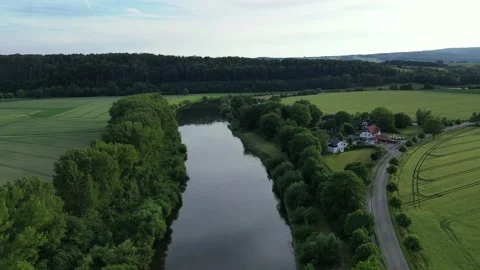 Landscape and panorama  view of drone Stockbeeldmateriaal 197774834