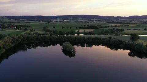 Landscape and panorama  view of drone Stockbeeldmateriaal 197777873