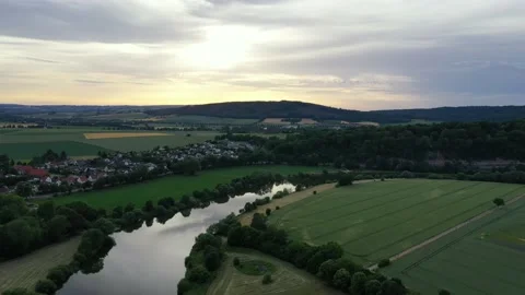 Landscape and panorama  view of drone Stock Footage 197781902