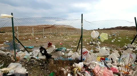 Landscape and pollution Stock Footage 12241570