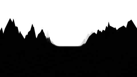 Landscape Animation Loop Matte Stock Footage 162501698