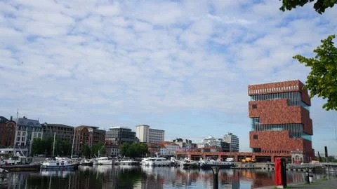 Landscape in Antwerp Fotos Stock