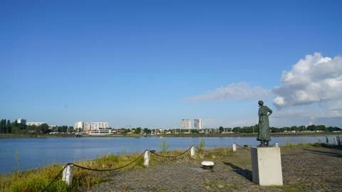 Landscape in Antwerp 스톡 사진