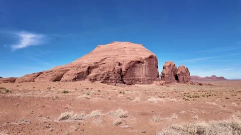 Landscape: The area is surrounded by characteristic "red rocks," mountains, p Stock Footage 322933016