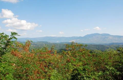 Landscape Around Gracisce Stock Photos