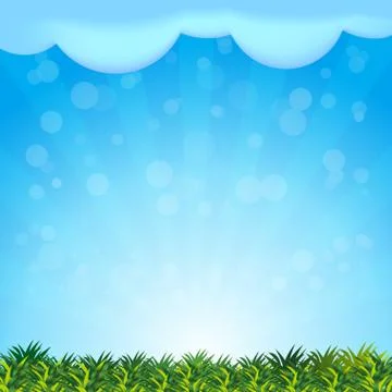 Landscape background Stock Illustration