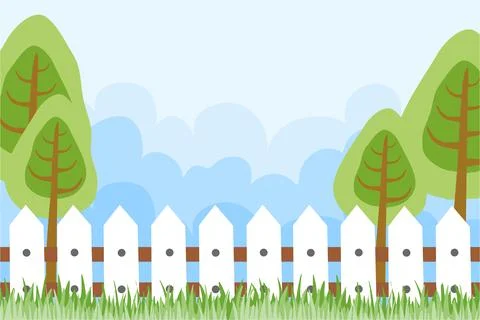 Landscape Background Vector Stock Illustration