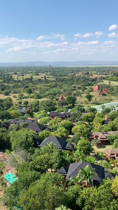 Landscape in Bagan Видео 343736199