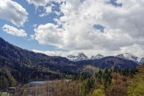 Landscape of bavaria Stock Photos