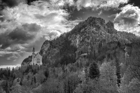 Landscape of bavaria Stock Photos
