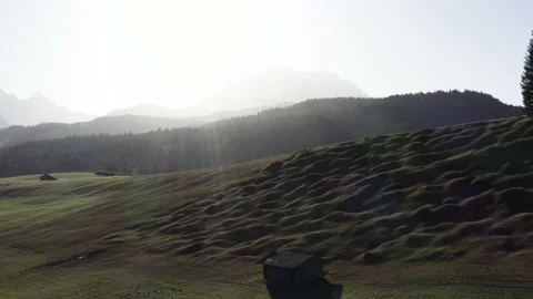 Landscape Bavaria with small hills Video stock 219862594