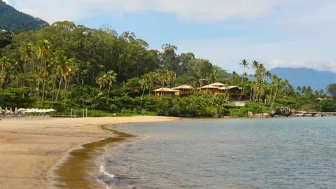 Landscape of beach Stock Footage 94082857