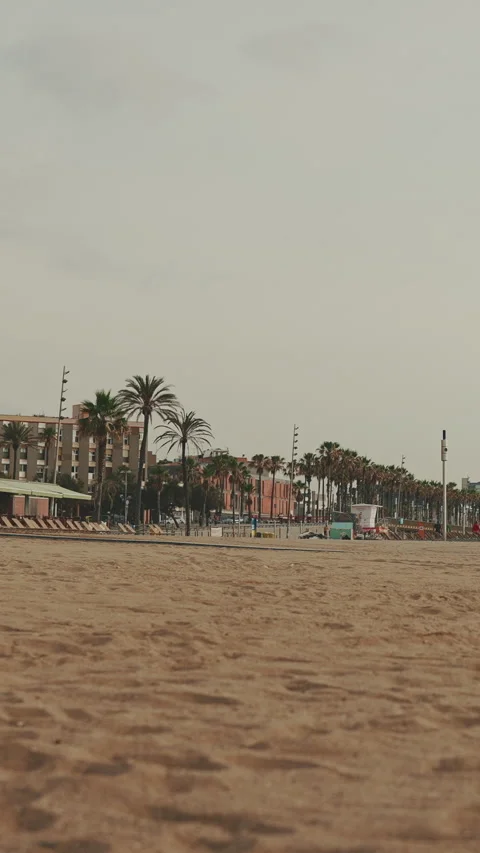 Landscape from the beach line Stock Footage 226769026