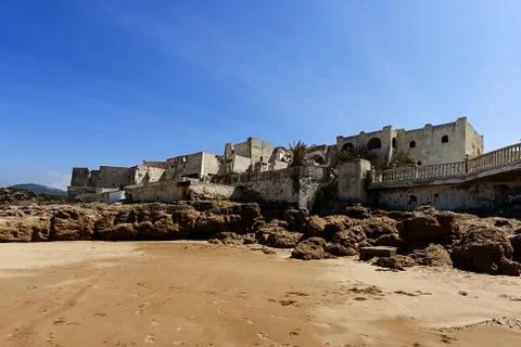 Landscape with beach Stock Photos