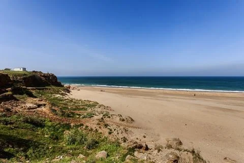 Landscape with beach Stock Photos