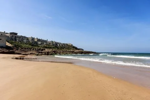 Landscape with beach Stock Photos