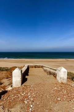 Landscape with beach Stock Photos
