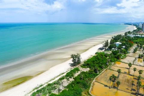 Landscape of the beach Stock Photos