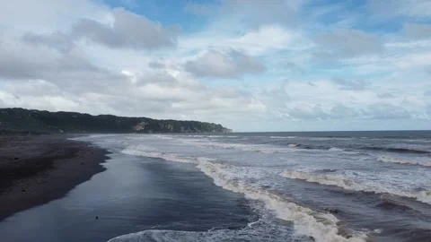 Landscape Beautiful Beach - Central Java - Indonesia Video stock 234532292