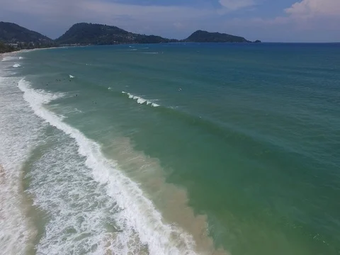 Landscape of the beautiful sea Stock Footage 77583449
