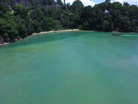 Landscape of the beautiful sea Stock Footage 80402073