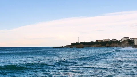 Landscape of Biarritz. Stock Footage 97151033