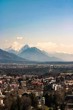 Landscape from Bled Castle Foto stock