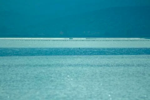 Landscape in blue Stock Photos