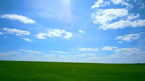 Landscape blue sky Video stock 4624775