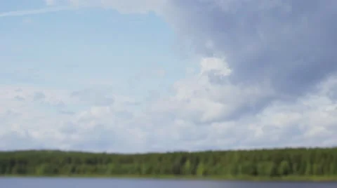 Landscape, blue sky Stock Footage 56030744