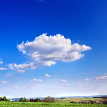 Landscape of blue sky Stock Photos