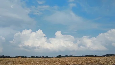 Landscape, blue sky, timelapse HD Stock Footage 97106983