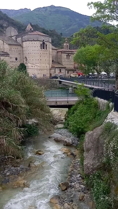 Landscape of Breil-sur-Roya Video stock 311873586
