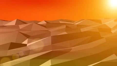 Landscape Bright Sun Flare On Orange Sunset Sky Texture Background. Stock Footage 87636724