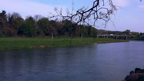 Landscape of a calm river Stock-Footage 311023411