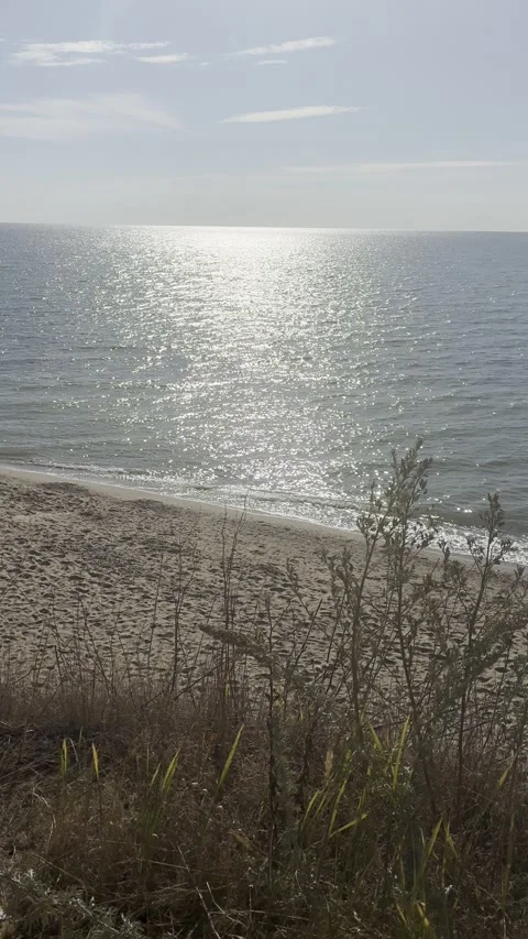 Landscape of a calm sea Stock-Footage 314316617
