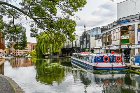 Landscape of Camden Lock Stock Photos